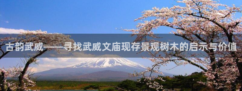 天顺娱乐小v96303：古韵武威——寻找武威文庙现存景观树木的启示与价值