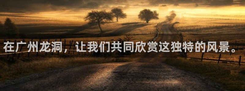 天顺娱乐酋v33300：在广州龙洞，让我们共同欣赏这独特的风景。