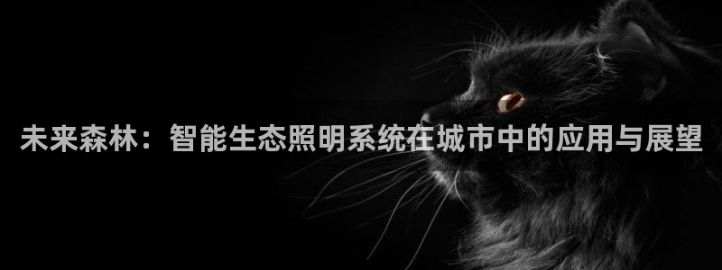 天顺娱乐乃67五壹叁八：未来森林：智能生态照明系统在城市中的应用与展望