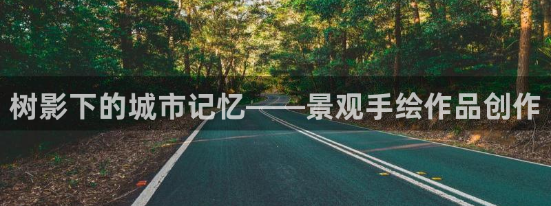 天顺娱乐疤就D675 138：树影下的城市记忆——景观手绘作品创作